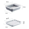 Escurridor Para Platos Plegable